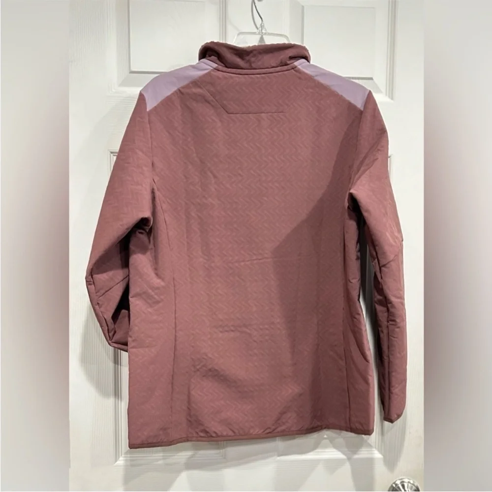 Patagonia Women's Medium R2 CrossStrata Jacket Dulse Mauve Dark Pink NWT - Picture 3 of 7